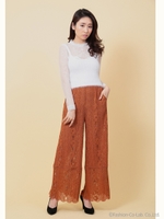 チュール刺繍ブラウス/オフホワイト