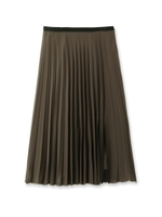 ミモレ丈シフォンプリーツスカート/オレンジ(068)