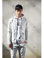 【AZUL by moussy】合皮シングルライダース/WHT