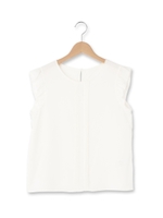 ピンタックフレアブラウス/アイボリー(004)