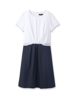 【VERY6月号掲載】ブラウス×ドットスカートワンピース/ブラック(119)