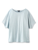 ラメ混シャイニープルオーバー/ライトグレー(911)