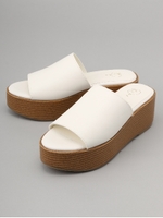 厚底スリッパ/ブラック