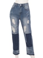 【anap mimpi】デザインDENIMパンツ/BL