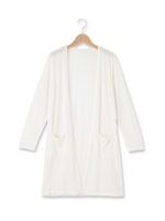 プチブークレロングカーディガン/ブラック(019)