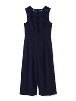 レース切り替えガウチョコンビネゾン/ベージュ(040)