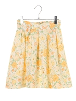 花柄スカート/イエロー