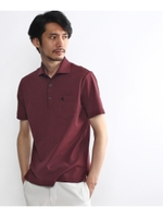 鹿の子ポロシャツ/ワインレッド(063)