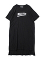 LOGO S/S DRESS/ブラック