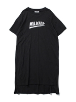 LOGO S/S DRESS/ブラック