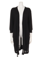 MVS釦レスカーディガン/レッド