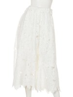 【Aunt Marie's】大花総レースガウチョ/BLK