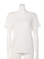バックツイストルーズTee/WHT