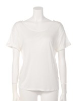 バックツイストルーズTee/WHT