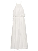 ホルターネックロングワンピース/WHT