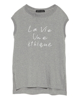 [Balcony and Bed]オーガニックノースリTシャツ/OLV