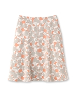 ウエストギャザージェリースカート/ネイビー(193)