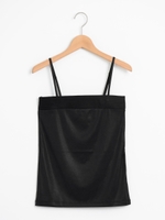 ラメスムースベアトップキャミ/ゴールド