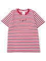 CURSIVE STRIPED S/S TEE/ブルー