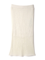 《BLANCHIC》コットンタッチアクリルスカート/ホワイト(030)