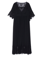 レースシフォンガウン/オフホワイト