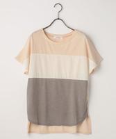 天竺切り替えTシャツ