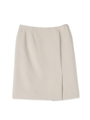 T/R二重織巻きスカート/ベージュ(040)