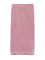 スエードミドルスカート/BLK