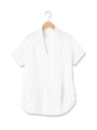 裾切り替えスキッパーシャツ/オフホワイト(003)
