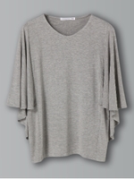 5S ケープスリーブプルオーバー/オフホワイト