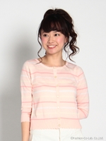 マカロンパステルマルチボーダー7分C/D　3/Cガラ