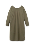 Vネックストレートワンピース/グレー(012)