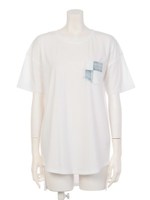 パッチワークデニムポケットTS/WH