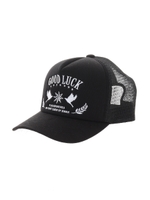 【AZUL by moussy】GOODLUCKキャンバスメッシュCAP/BLK