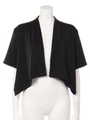 リバーシブルショートスリーブボレロ/BLACK MID