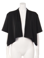 リバーシブルショートスリーブボレロ/BLACK MID