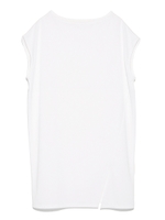 【emmi yoga】メッシュ切替チュニック/WHT