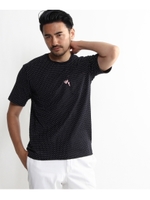 ピンクパンサー刺繍ドットコラボTシャツ/ブルー系(194)