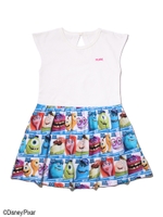 MONSTERS INC DRESS(2T〜3T)/ホワイト