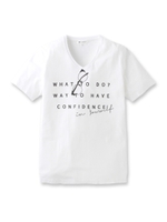 ◆【ポリジン】メガネロゴTシャツ/ベビーピンク(071)
