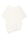 ドレープドルマンTee/WHT