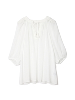 綿レーヨンブラウス/イエロー(060)