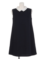 【chille anap】衿レースノースリワンピース/WH