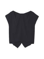 ノルディスジョーゼットバックスリットブラウス/ホワイト(030)