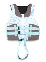 【CALIFORNIA SHORE】花柄フローティングベスト/ミント