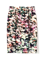 フラワーＰＴタイトスカート/ピンク(090)