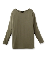 [L]ドロップショルダーカットソー/グレー(912)