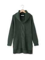 オフタートルスリットニット/ネイビー(093)