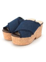 クロス厚底サンダル/オフホワイト(003)