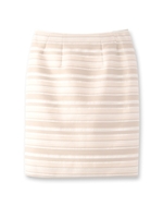 ボーダータイトスカート/ライトベージュ(351)